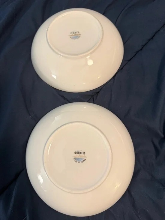 Vintage Floral Gold Rim Ceramic bowls- Pink Rose Pattern - Picture 4 of 4